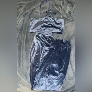 Better Be Midnight Blue Blouse & Joggers